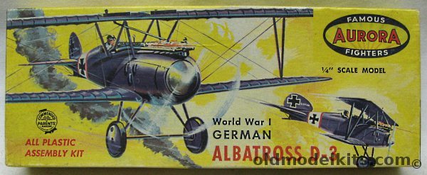 Aurora 1/48 Albatross D-3 (Albatros D-III), 104-79 plastic model kit